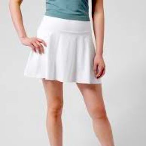 Athleta Ace Tennis Skort - White - 15.5” - NWT